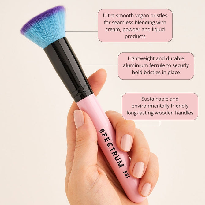 10 Piece Essential Makeup Brush Set