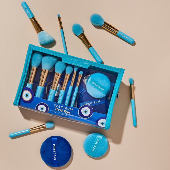 Evil Eye Jet Setter Travel Brush Set