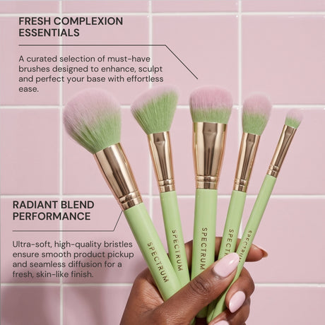 Matcha 5 Piece Makeup Brush Set