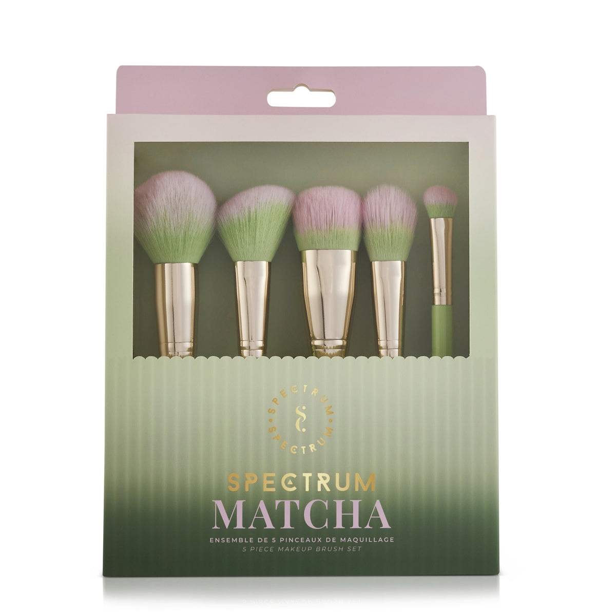 Set de brochas de maquillaje de 5 piezas Matcha