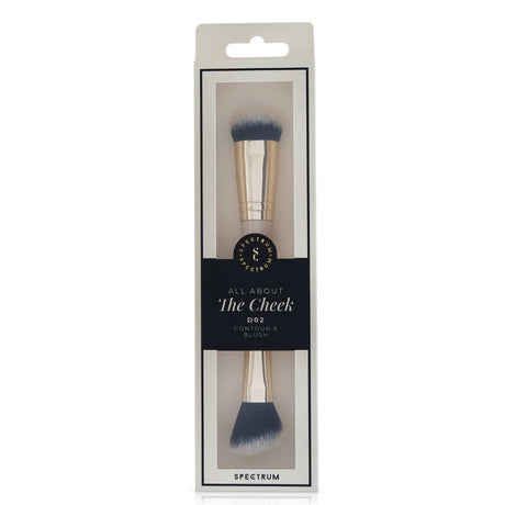Brocha Doble para Contorno y Colorete "The Cheek"