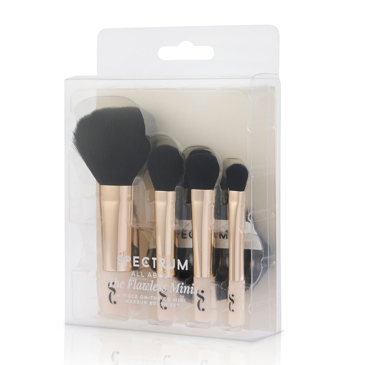 Todo sobre el pincel: juego de 4 piezas de brochas y borlas de maquillaje 'The Flawless Minis'