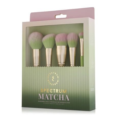 Matcha 5 Piece Makeup Brush Set