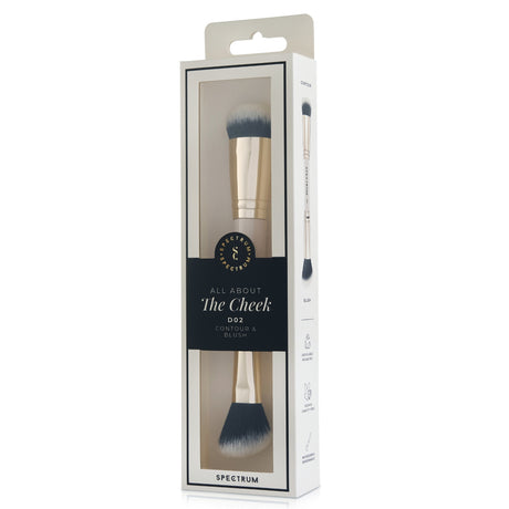 Brocha Doble para Contorno y Colorete "The Cheek"