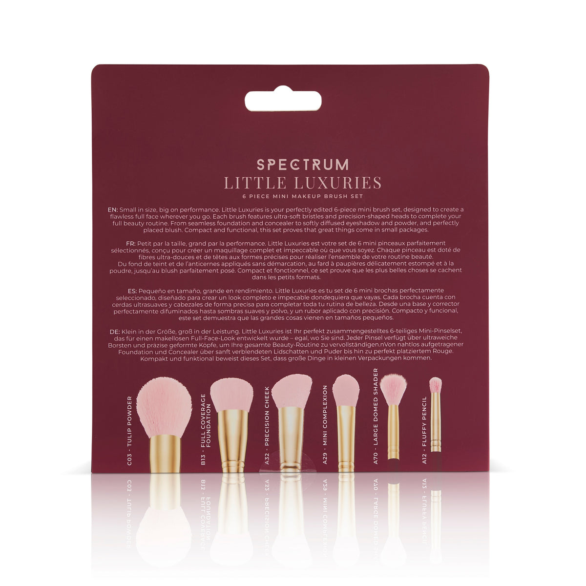 Little Luxuries 6 Piece Mini Brush Set