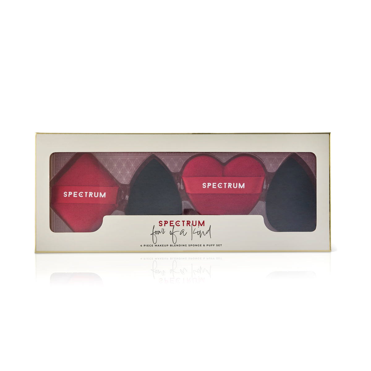 Four of a Kind 4 Piece Sponge and Puff Set