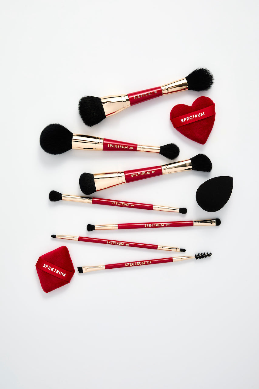 The Full House 10 Piece Brush, Sponge and Puff Set