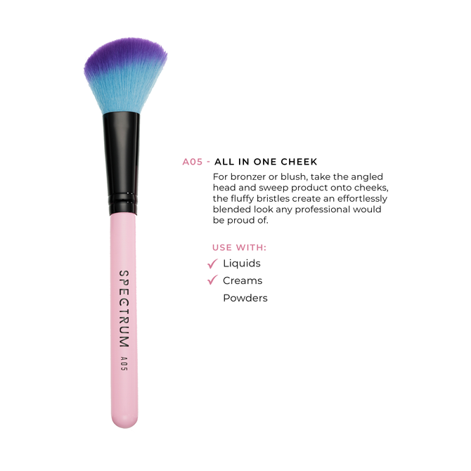 A05 - Angled Cheek Makeup Brush