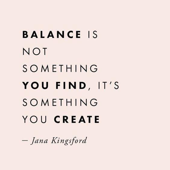 Let's Talk About Balance...