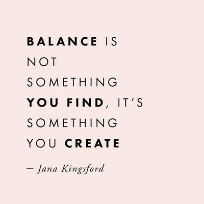 Let's Talk About Balance...