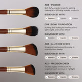 Set de 20 brochas de maquillaje Pantherine Pro