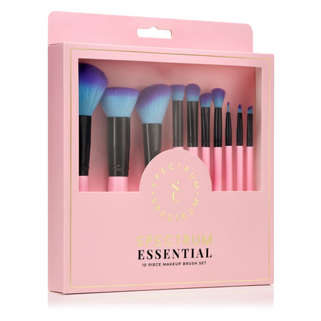 Set de 10 Brochas Esenciales de Maquillaje