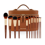 Pantherine Beautcase and 12 Piece Brush Set