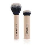 Dúo de brocha de base y polvos Luxe 'The Blur and Set'