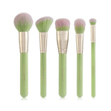 Set de brochas de maquillaje de 5 piezas Matcha
