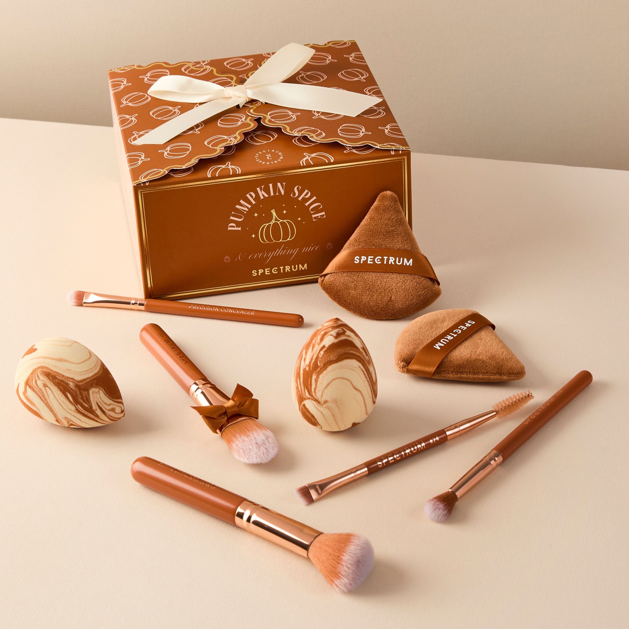 Pumpkin Spice Makeup Brush Set | Autumn Makeup Brushes | Spectrum