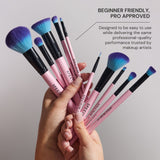 Set de 10 Brochas Esenciales de Maquillaje
