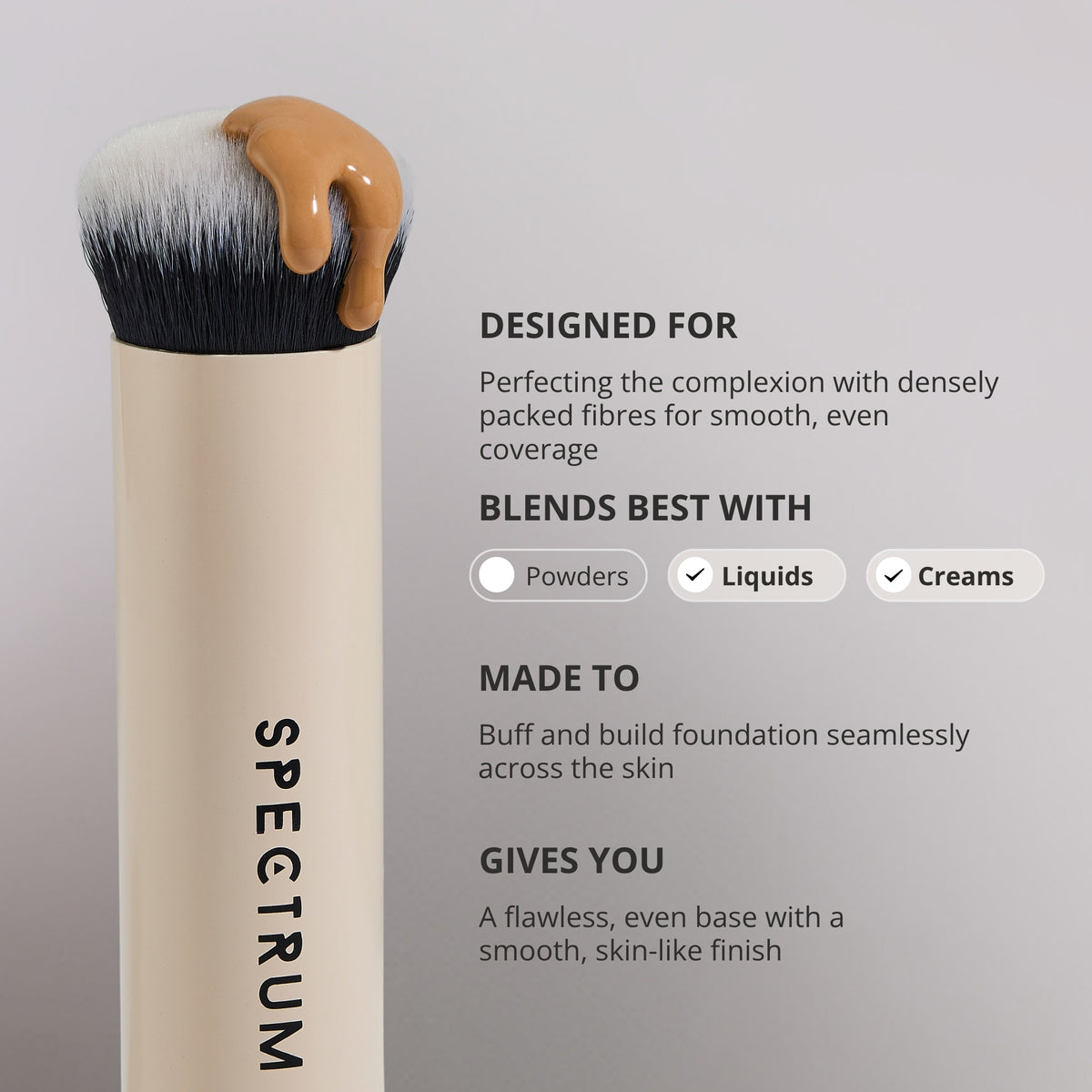 Dúo de brocha de base y polvos Luxe 'The Blur and Set'
