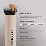 Dúo de brocha de base y polvos Luxe 'The Blur and Set'