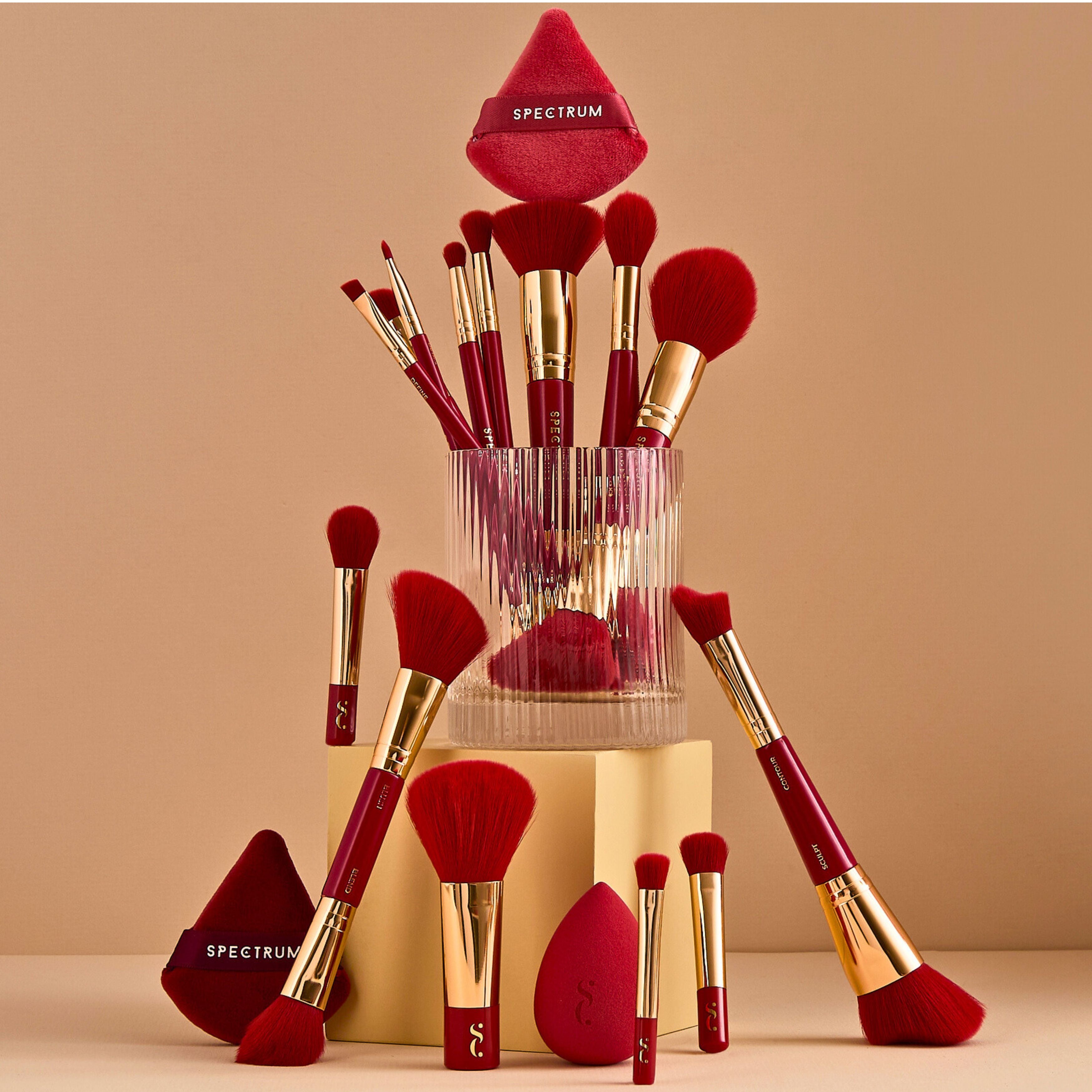 The Complete Very Cherry Makeup Brush Bundle – Spectrum Collections