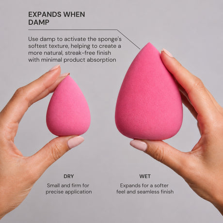 Esponja de Maquillaje Rosa para Difuminar