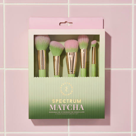 Matcha 5 Piece Makeup Brush Set