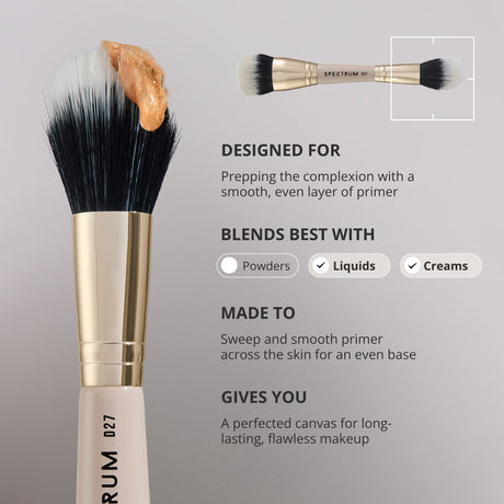 Brocha de doble fibra y doble extremo 'The Flawless Foundation'