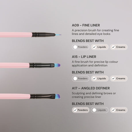Set de 10 Brochas Esenciales de Maquillaje