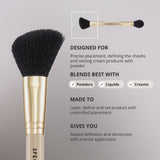 La brocha de doble punta Blush & Blend