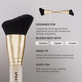 El pincel de doble punta Sculpt & Contour