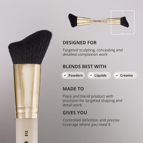 El pincel de doble punta Sculpt & Contour