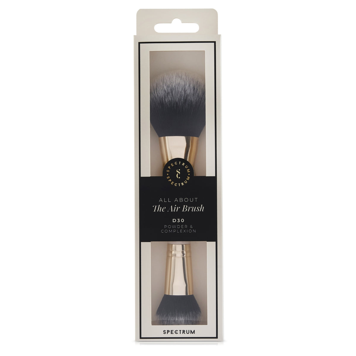 Brocha de doble punta para polvos y tez 'The Air Brush'