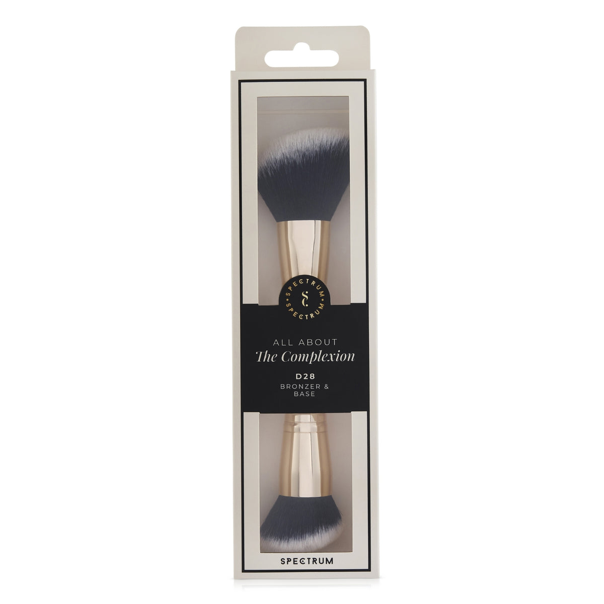 Brocha de doble punta para bronceador y base de maquillaje "The Complexion"
