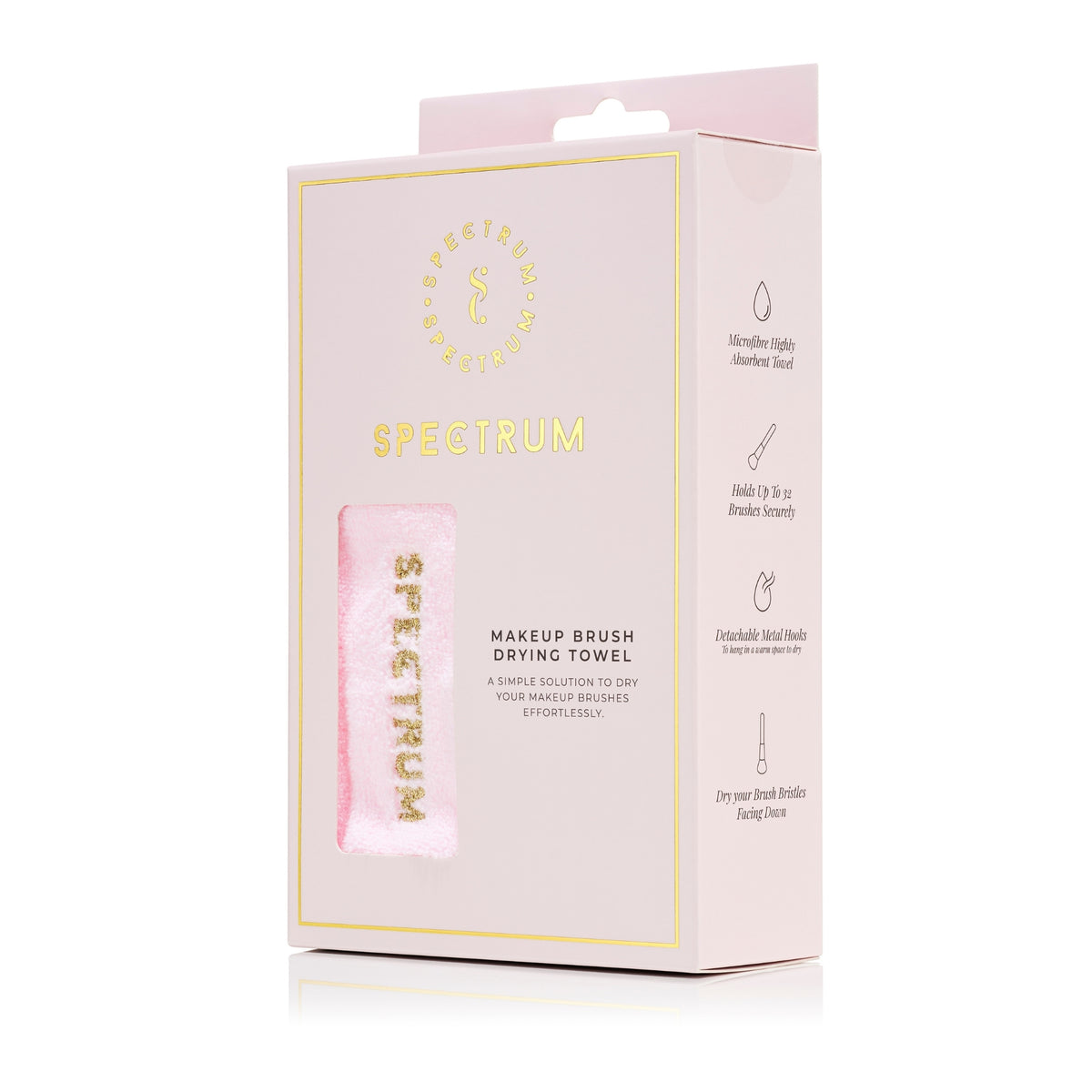 Toalla de secado para brochas de maquillaje