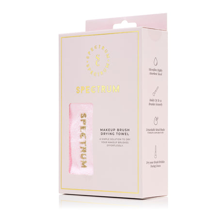 Toalla de secado para brochas de maquillaje