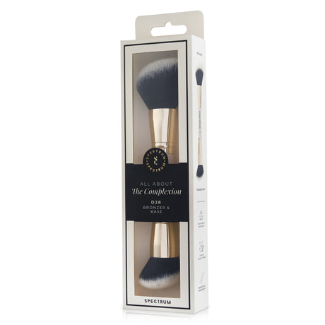 Brocha de doble punta para bronceador y base de maquillaje "The Complexion"