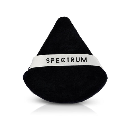 2 Piece Black Velvet Powder Puff Set