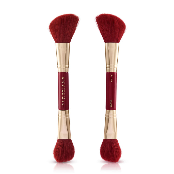 Very Cherry 10 Piece Makeup Brush, Sponge and Puff Set