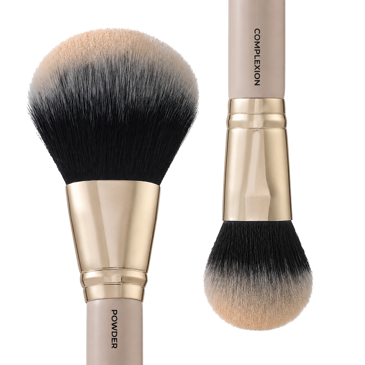 Brocha de doble punta para polvos y tez 'The Air Brush'