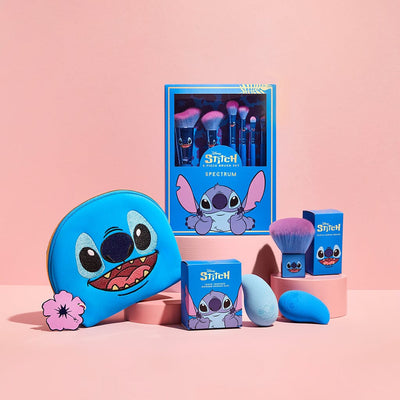 Disney Stitch Naughty Make a Face Neceser Adaptable Azul 29x21x15 cms  Rígido ABS 9,14L 0,8 kgs : : Moda