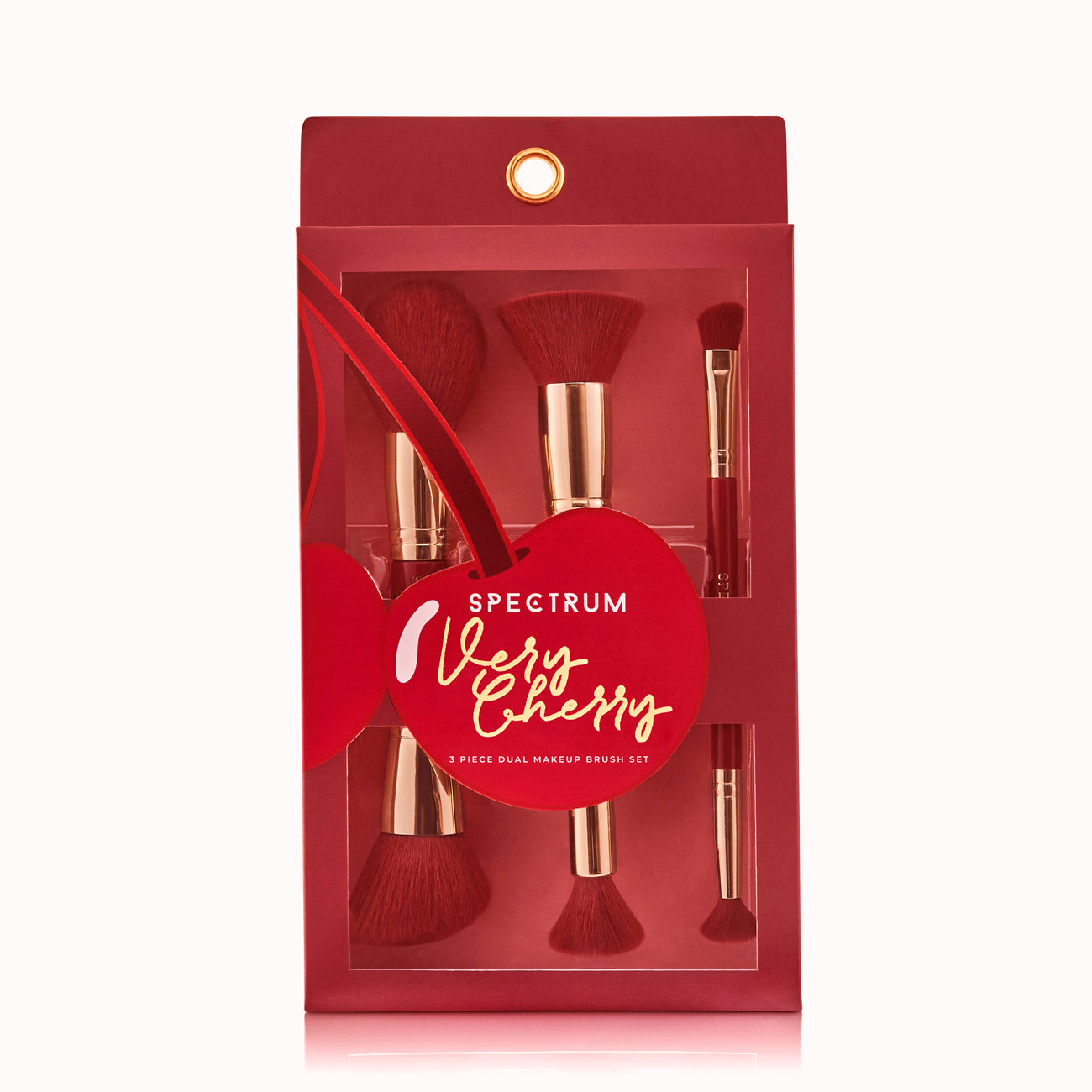 Very Cherry 3 Piece Dual Ended Face Brush Set – Spectrum Collections