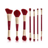 Very Cherry 10 Piece Makeup Brush, Sponge and Puff Set