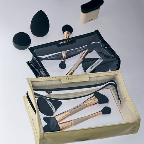 Neceser grande de maquillaje Crema
