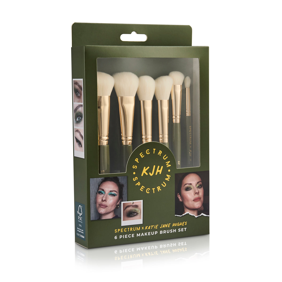 ブリディエ 化粧品 美容専門学校フルセット Katie Jane Hughes 25 Piece and 6 Piece Makeup Brush Set Bundle
