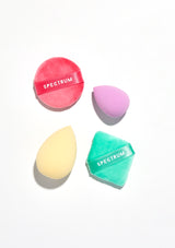 Grand Brush Hotel Carry on Complexion 4 Piece Puff and Sponge Set