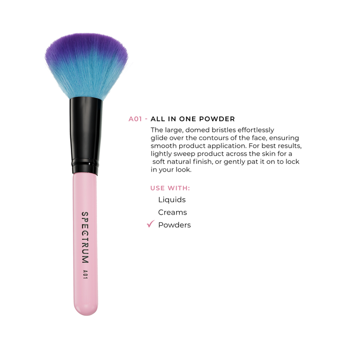A01 - Domed Powder Makeup Brush