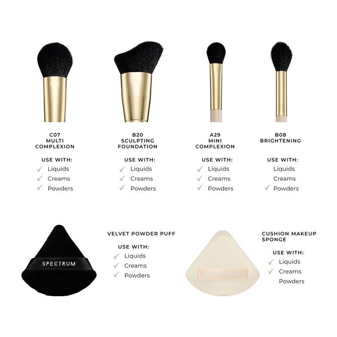 All About The Brush  6 Piece Flawless Face Set