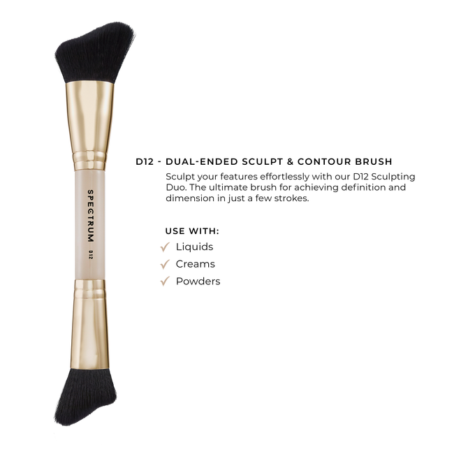 The Sculpt & Contour Dual-Ended Makeup Brush