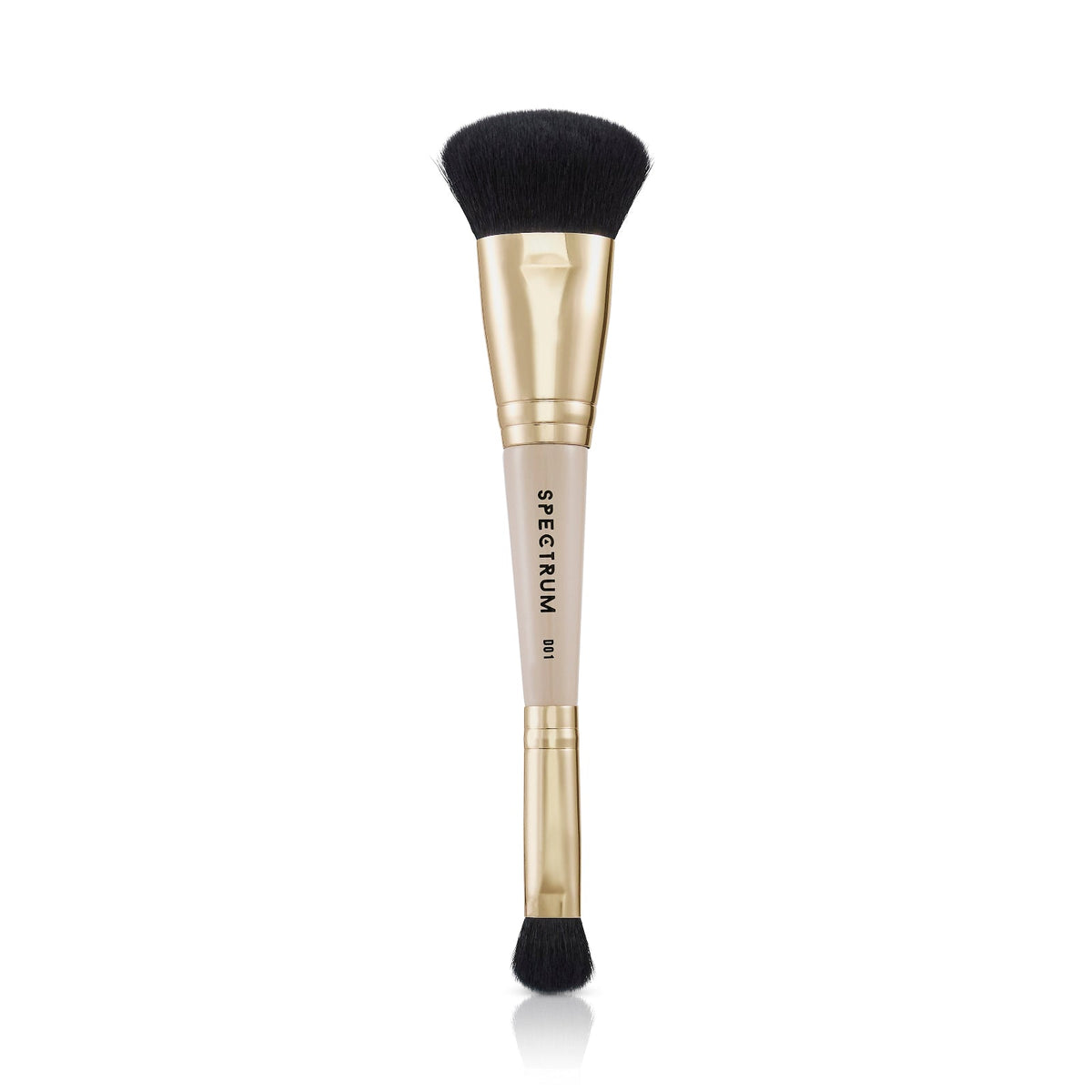 La brocha doble de base y corrector