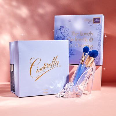 Cinderella Midnight Dreamer Brush Set & Glass Slipper Bundle
